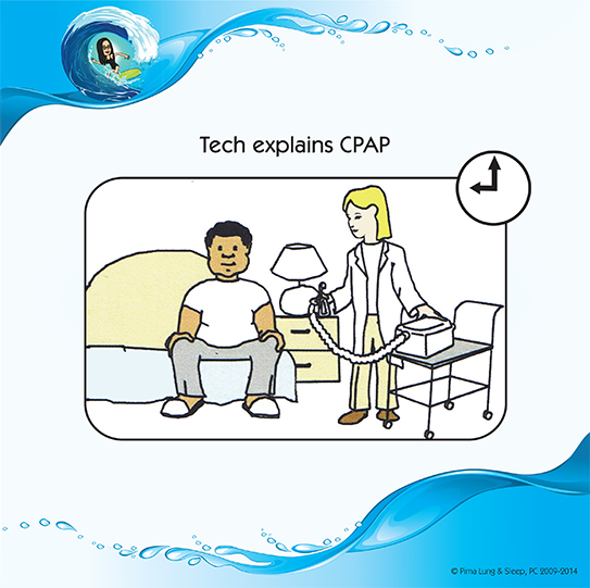 Tech explains CPAP