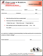 Image of AM Questionnaire